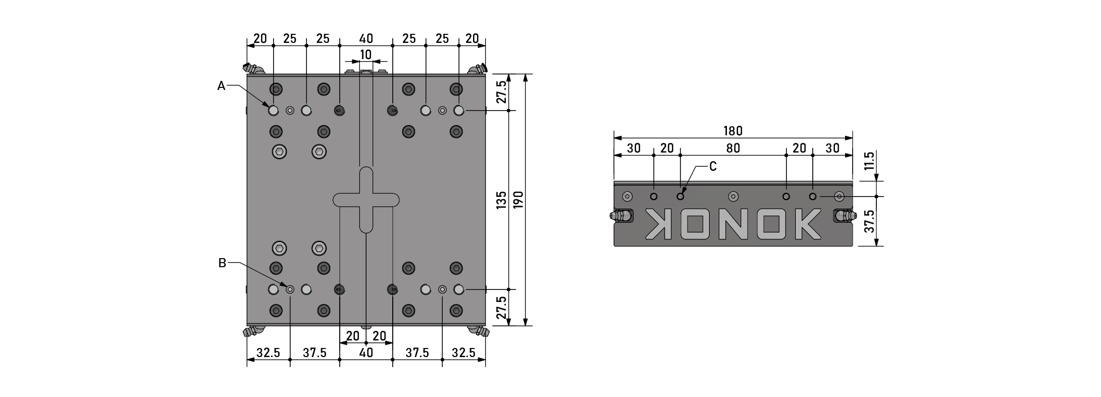 Konok - dimensione carro