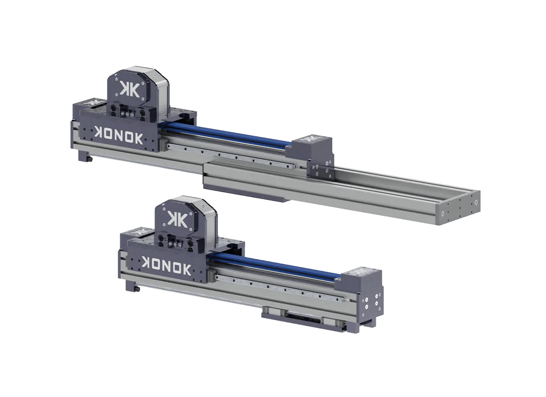 Assi a cinghia telescopici