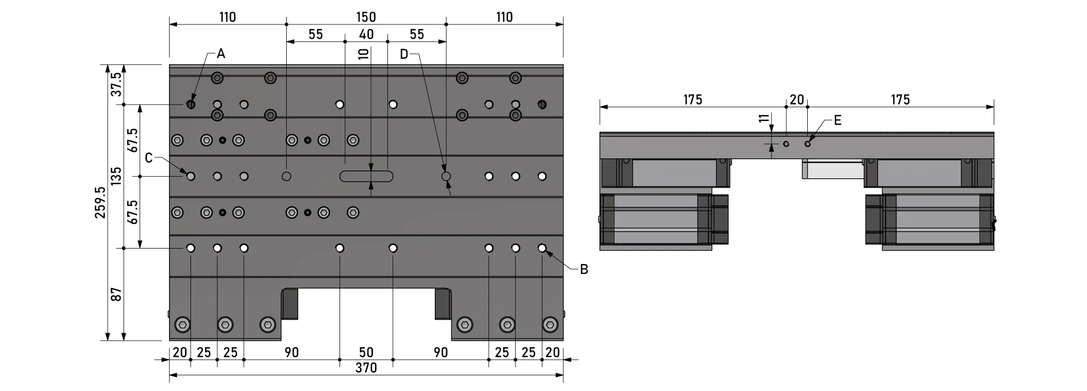 Konok - dimensione carro