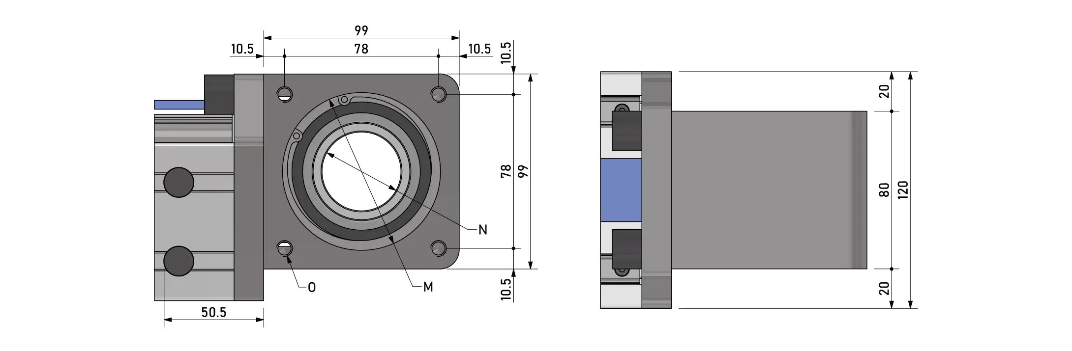 Konok - dimensione testata motore