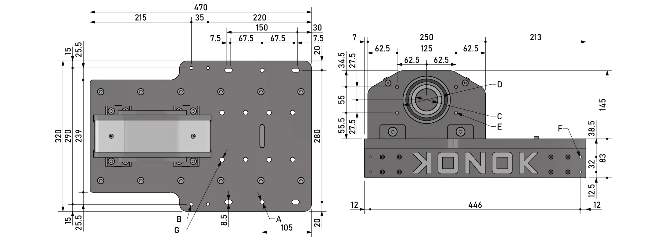 Konok - dimensione carro