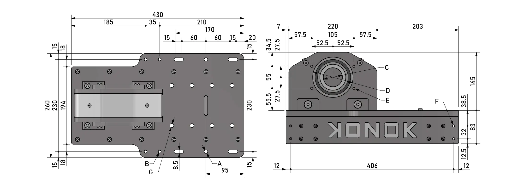 Konok - dimensione carro