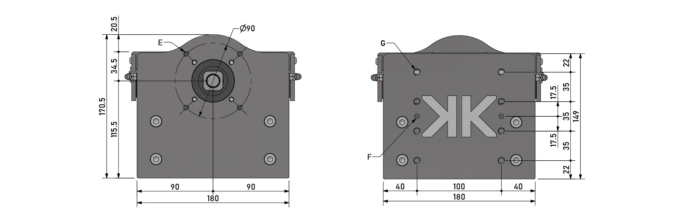 Konok - dimensione testata motore